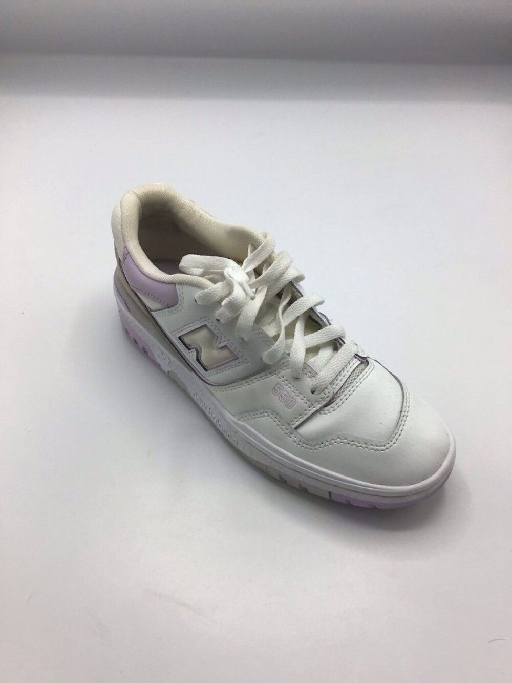 New Balance 550 Unixet Shoes Sz 6.5 M Basketball White Thistle Leather Sneakers